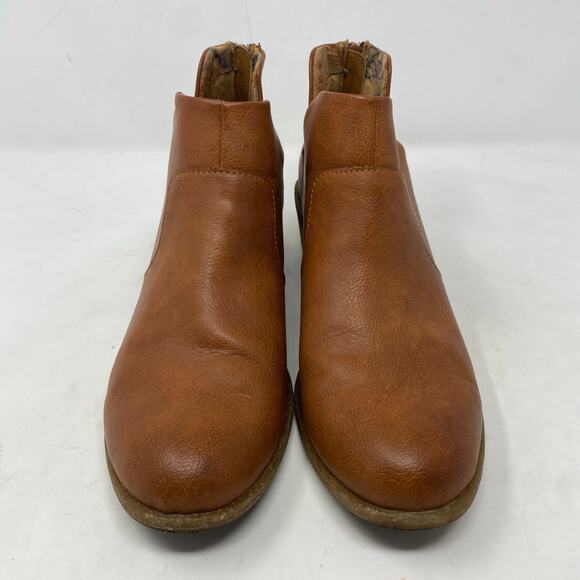 B.O.C. Lucy Comfort Booties Tan Shoes Womens Size 9 - Picture 3 of 8